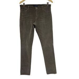 Banana Republic Pants Womens 28 Brown Corduroy Stretch Straight Inseam 32 Casual